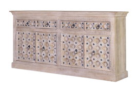 GINER Y COLOMER Buffet en bois de manguier BAKRA